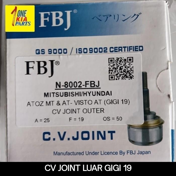 Cv Joint As Roda Kia Visto Hyundai Atoz