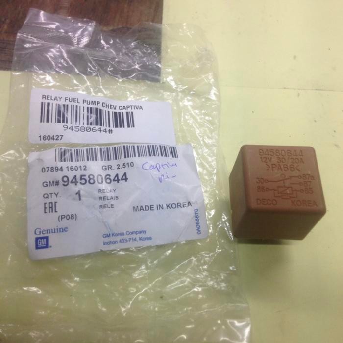 Relay Fuel Pump Chevrolet Captiva