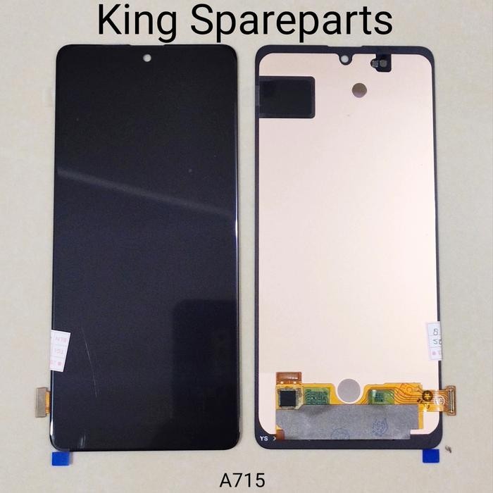 LCD TOUCHSCREEN SAMSUNG GALAXY A71 A715 OLED FINGERPRINT FUNGSI
