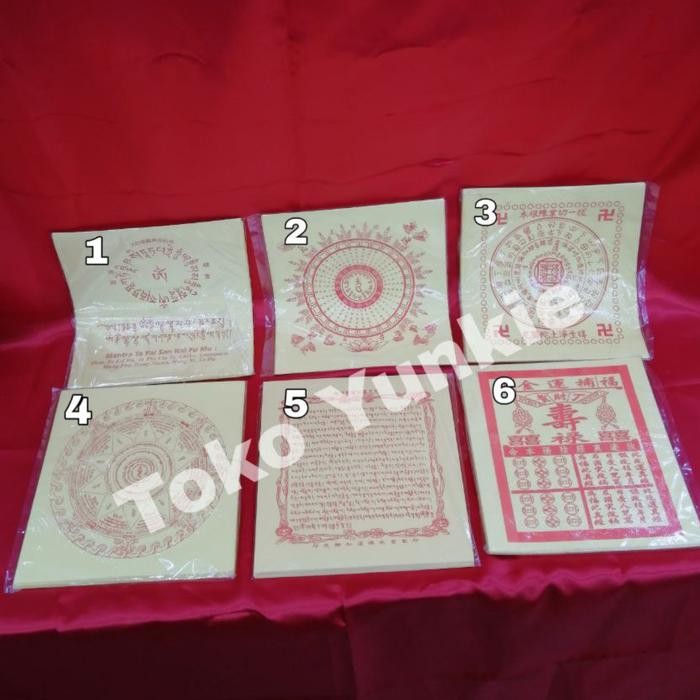 Alat Sembahyang Kertas Tantra Tanggung 1 tali isi 10 plastik