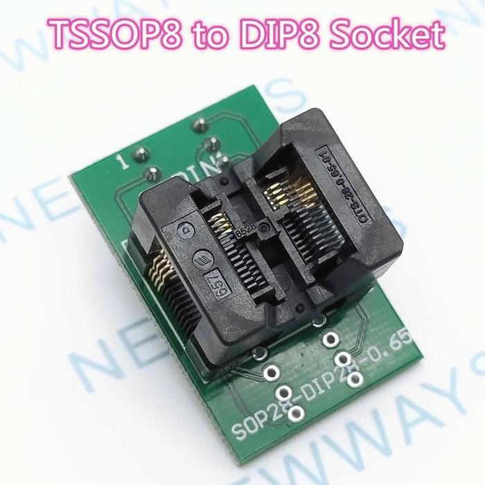 Adapter Jepitan Socket Soket IC Bios Printer Canon TSSOP8 TSSOP TSOP 8