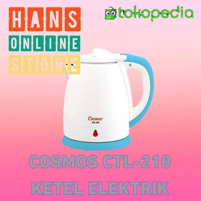 COSMOS CTL-210 Ketel Elektrik - Biru