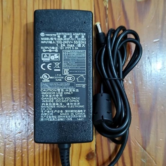 BEST SWITCHING ADAPTOR HOIOTO 12V~3A ORIGINAL TERMURAH