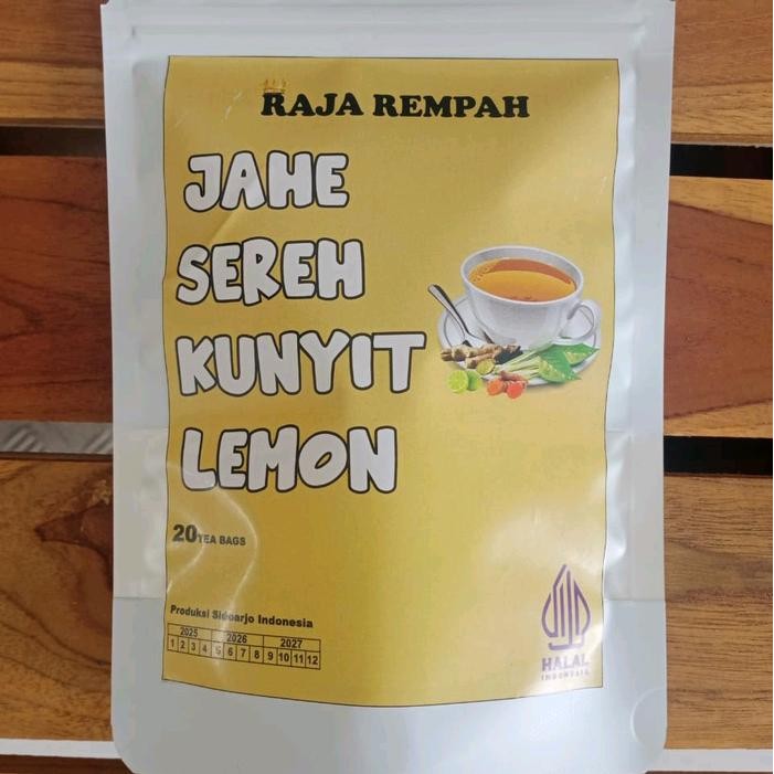 

New Raja rempah jahe sereh kunyit lemon (bungkus kuning) Air Drink