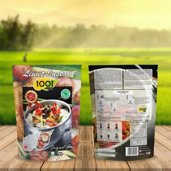 

New Nasi Instan Liwet 1001 250gr Jambal / Teri / Original / Pedas