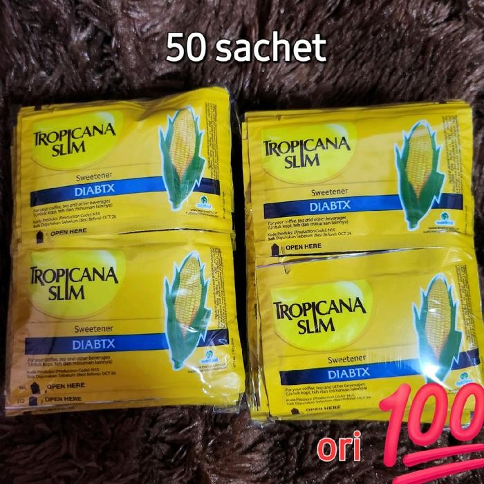 

New Tropicana Slim Diabtx isi 50 sachet exp 2027 Gula
