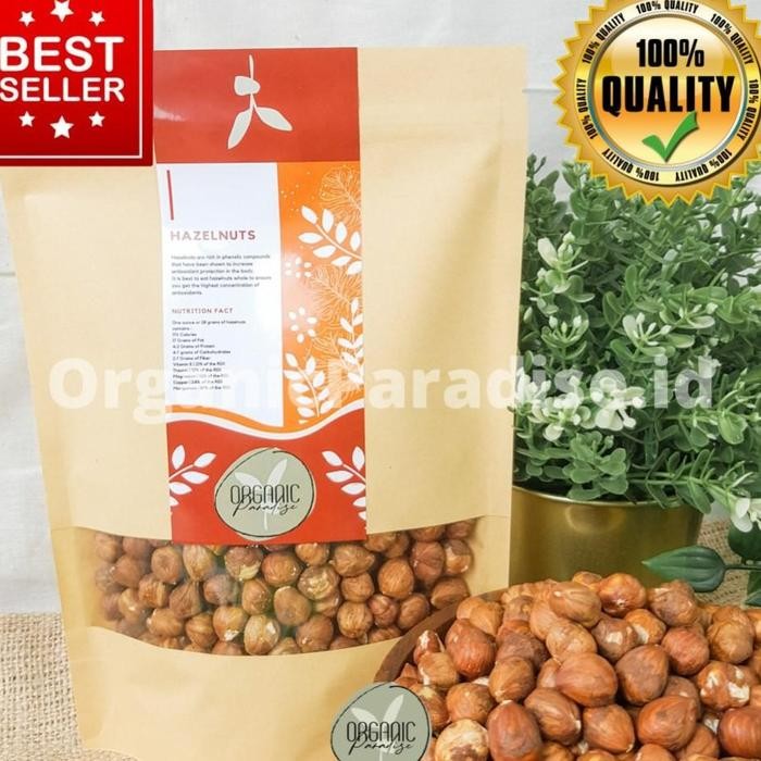 

New Roasted Hazelnut 1 KG / Kacang Hazelnut Panggang 1 KG Premium