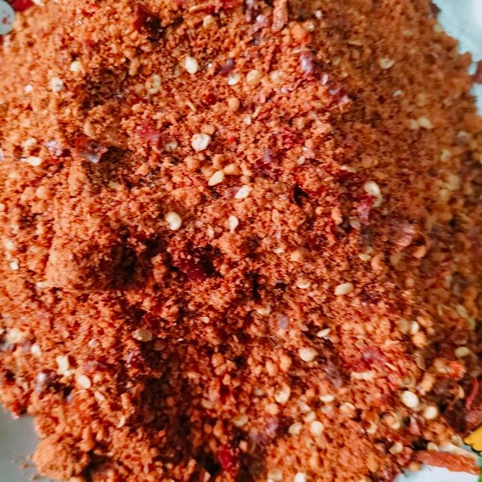 

PREMIUM bon cabe/bubuk cabe kasar gurih pedas 1kg