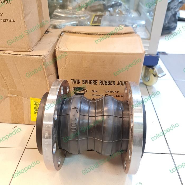 PREMIUM Flexible joint rubber jis 10k onda 11/2"/Rubber joint flexible onda