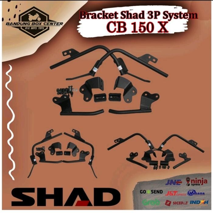 PREMIUM Bracket SideBox Breket Side Box Shad 3P System CB150X CB 150 X CB150 X