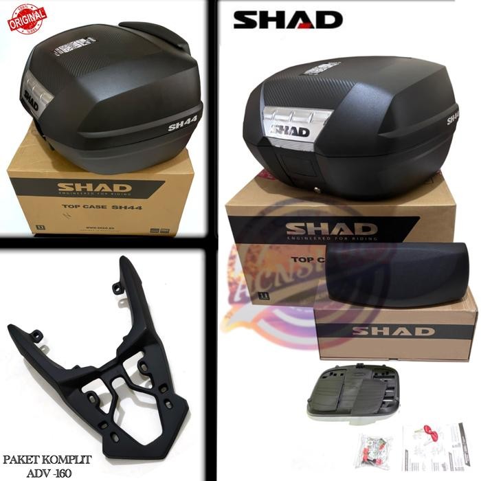 PREMIUM Paketan Box Shad 44 & Breket Box Motor Adv 160/ Bracket Box Adv160