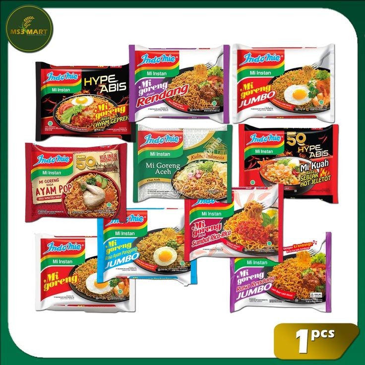 

INDOMIE ALL VARIAN 85gr Indomie Goreng Dan Kuah All Varian