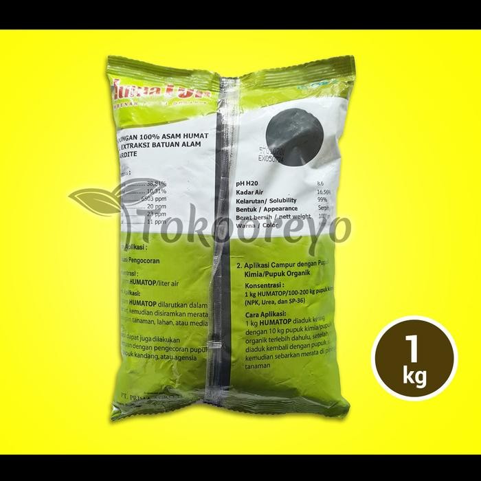 Humatop 1 Kg Kemasan Pabrik Asam Humat Pembenah Tanah