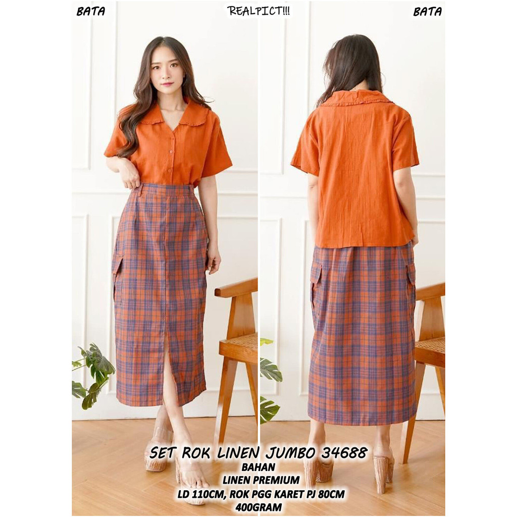 SET ROK LINEN JUMBO 34688 #STOKADA#ORDERAJA