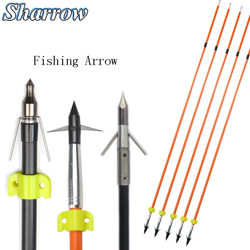 Compound bow Hunting Fiberglass Fishing Arrow Shooting Arrow Slingshot Hunting Archery Arrow for Rec