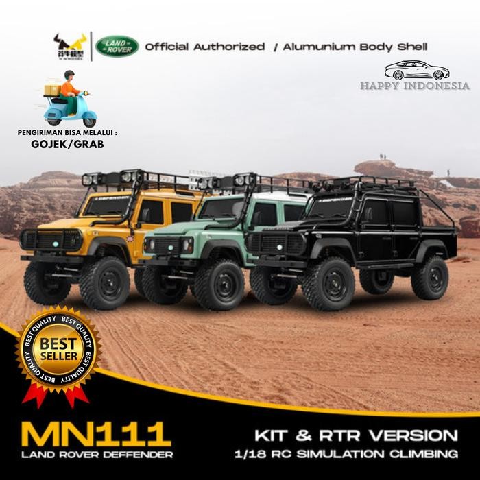 Rc Car Mobil Land Rover Defender Mn111 Mn-111 Kit D110 1/18 Offroad