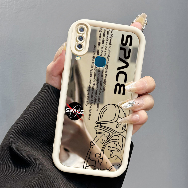 Casing Hp VIVO Y17 Y15 Y12 Y12i Y3 Y3s 2020 Case cermin Softcase pelindung Cesing silikon Kesing pol