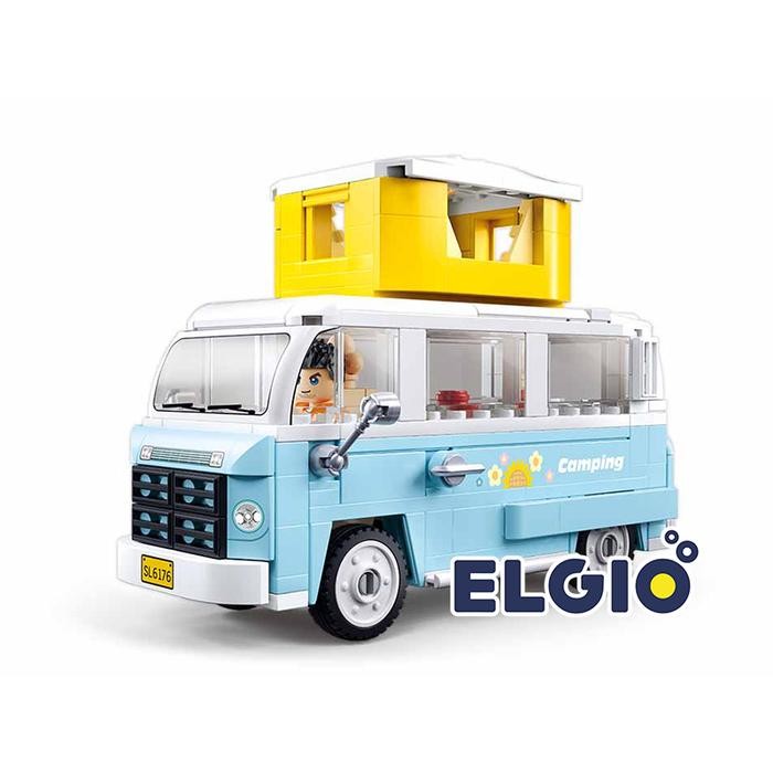 Sluban Bricks Mobil Minivan Camper Ts-2 Camping B1192