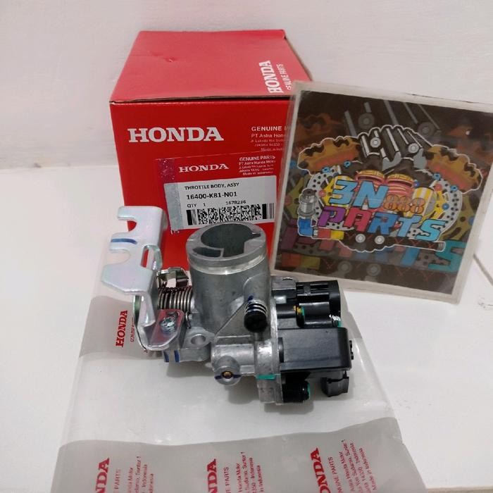 TERLARIS THROTTLE BODY HONDA BEAT ESP BEAT STREET SCOOPY FI STATER HALUS 2016-2018 KODE-K81 READY