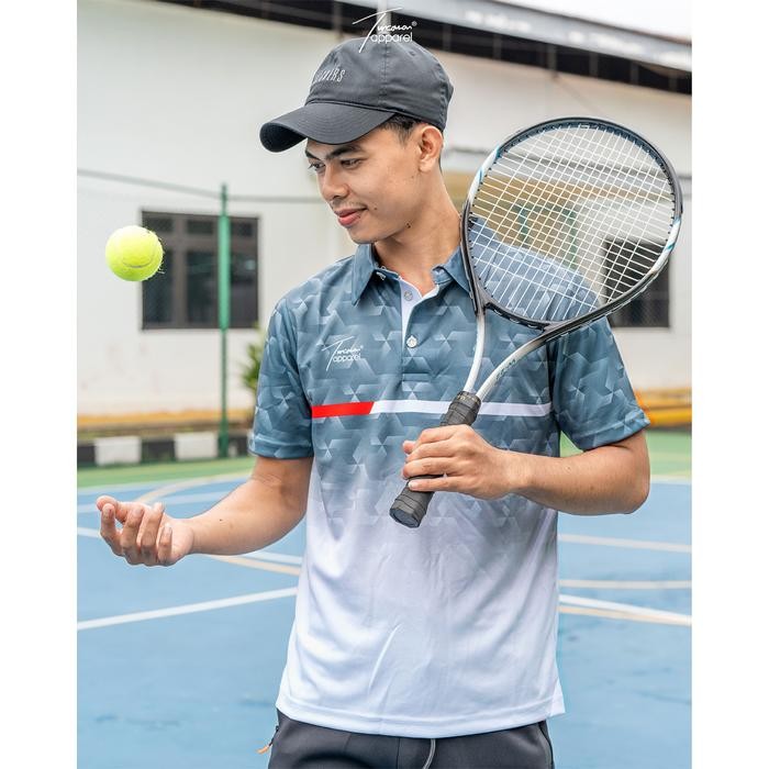 Jersey Tenis Kaos Dryfit Baju Olahraga Pria Lapangan
