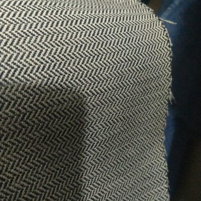 Kain Jok Mobil Putih motif monocrome Bisa untuk Katana Jimny