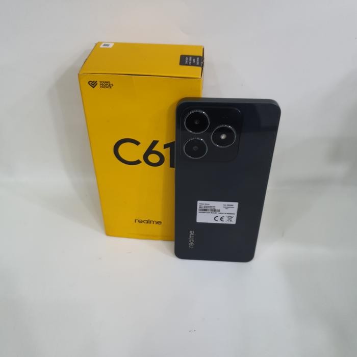realme c61 8/128GB fullset second mulus