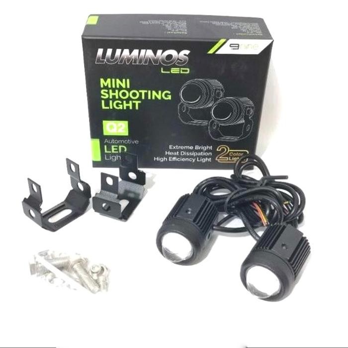[2Pcs] Lampu Tembak Q2 Luminos Original Luminos 2 Warna Motorcycle
