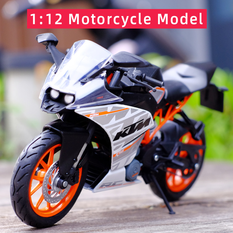 Automaxx 1:12 Ktm Rc390 Sport Motorcycle Model Large Displacement Trolley Motorcycle Collection Of