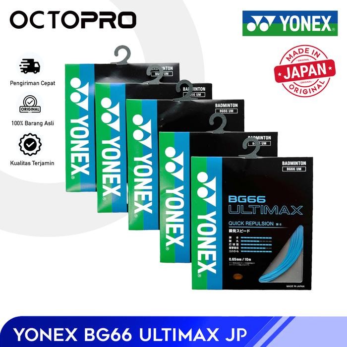 Senar Raket Badminton Yonex Bg66/Bg-66 Ultimax Original Jepang #Gratisongkir