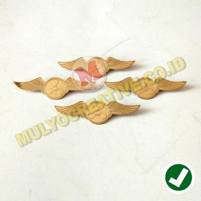 

Lencana Atribut Sekolah Pelayaran - Wing Logo Baling-Baling Pelayaran PREMIUM