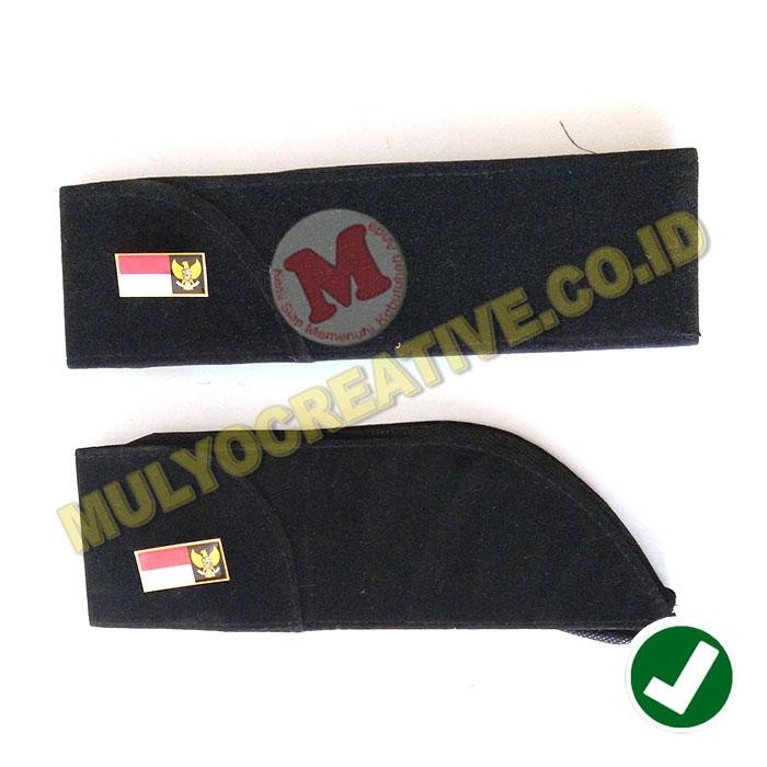 

Peci Paskibra - Peci Paskibra Putra Putri - Peci Upacara Warna Hitam PREMIUM