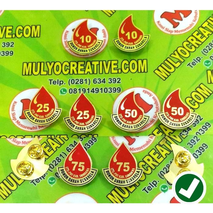 

Pin Donor Darah - Pin PMI Donor Darah Sukarela Warna Merah Murah PREMIUM