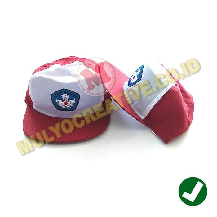 

Topi SD Bordir Murah - Topi Sekolah SD Logo Tut Wuri Warna Biru Murah PREMIUM