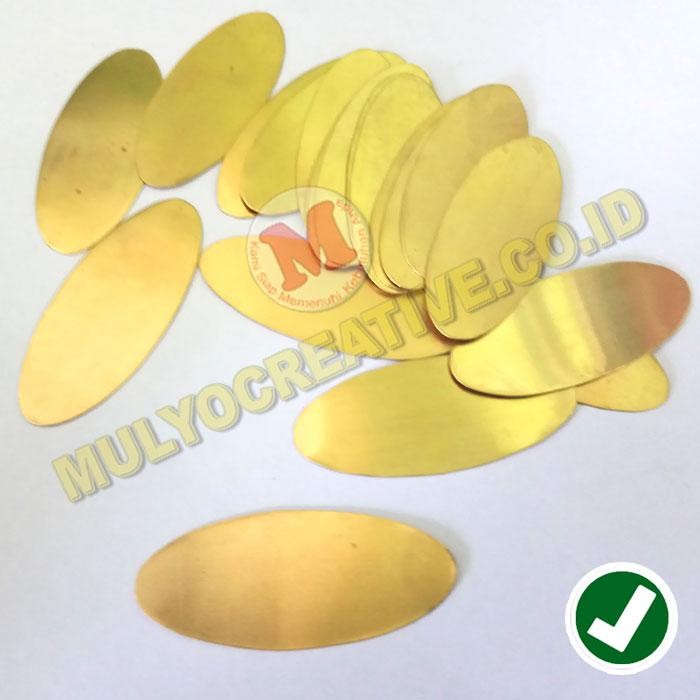 

Plat Oval Papan Nama Dada Polos Logam Kuningan PREMIUM