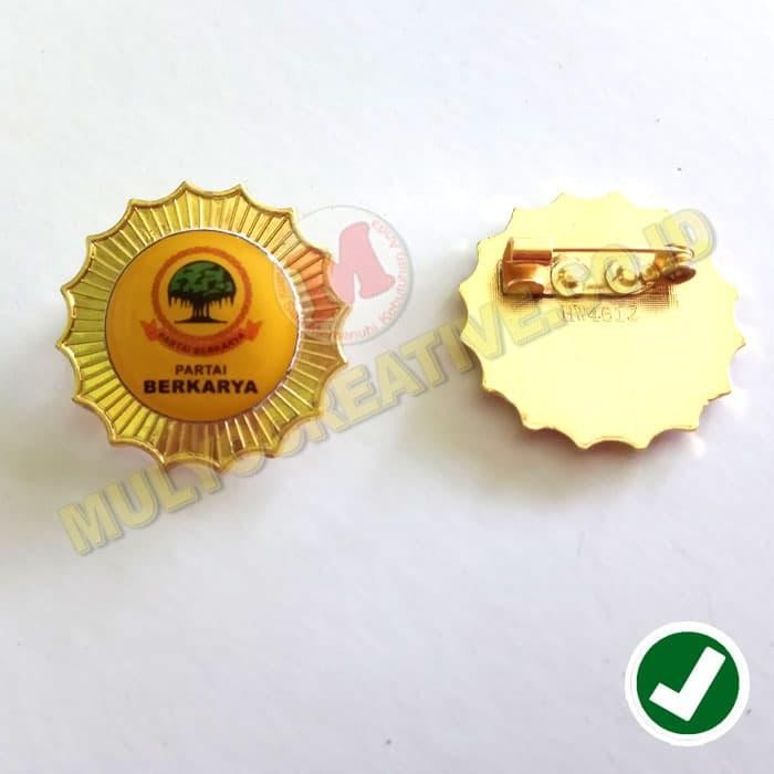 

Pin Partai Berkarya - Lencana Partai Berkarya - Bros Badge Berkarya PREMIUM