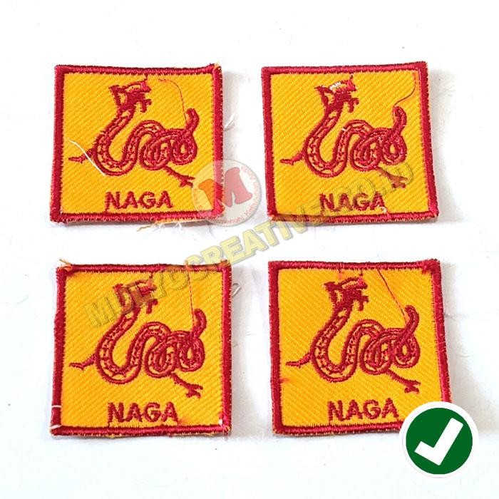 

Bordir Tanda Regu Naga - Bordir Lambang Regu Pramuka PREMIUM