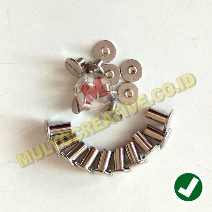 

Paku Baut Ukuran 0.9 Cm - Paku Baut Jilid Buku Ukuran 9mm PREMIUM