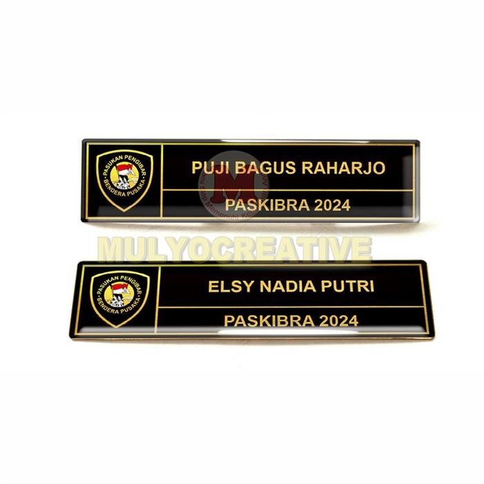 

PAPAN NAMA DADA PASKIBRA NAMETAG - NAME TAG PASKIBRAKA PREMIUM