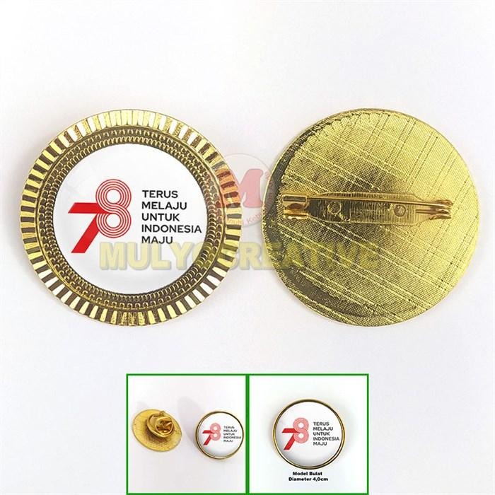 

Pin Logo HUT RI 78 Kemerdekaan Indonesia 17 Agustus Premium PREMIUM