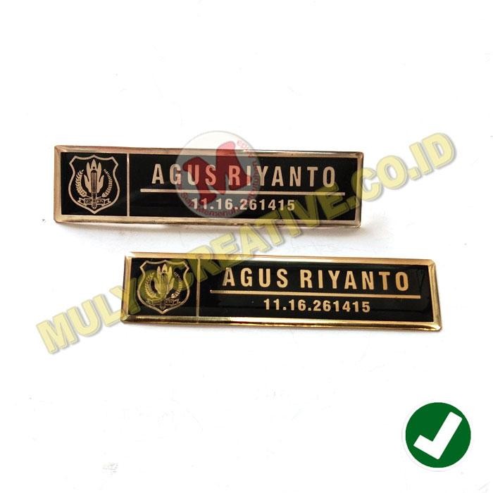 

Nama Dada Kantor Murah - Name Tag Magnet Custom Murah PREMIUM