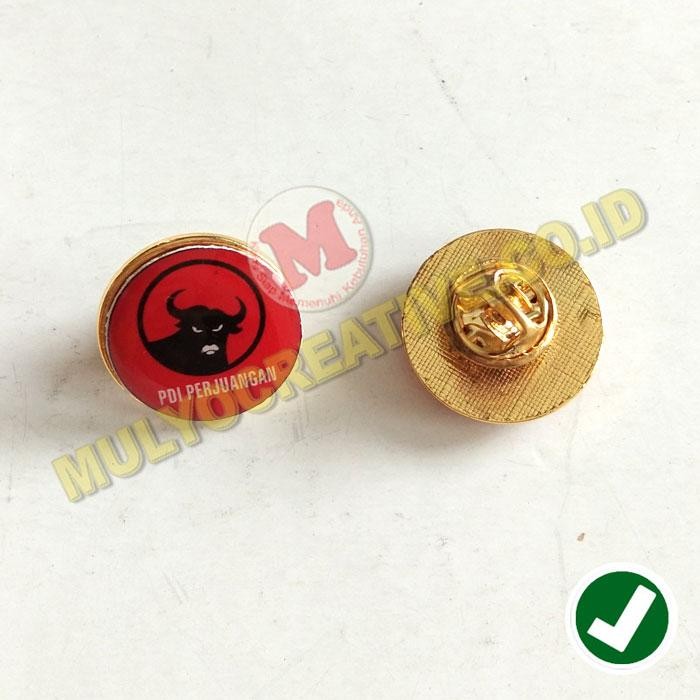 

Pin Partai PDIP Bulat - Pin Logo Partai PDI Perjuangan Ukr. 2 Cm PREMIUM