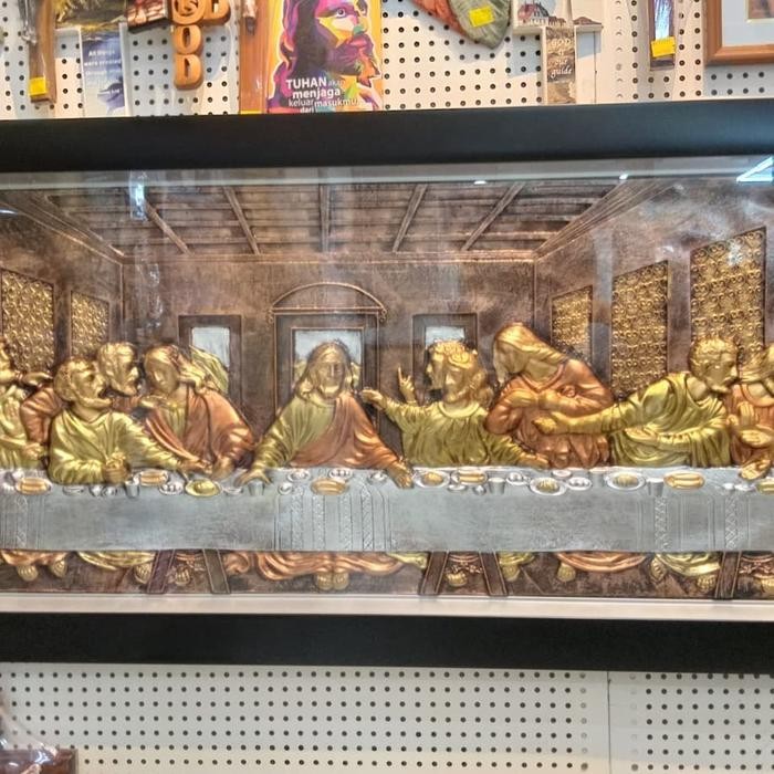 PIGURA PERJAMUAN KUDUS 3 D 130 X 50