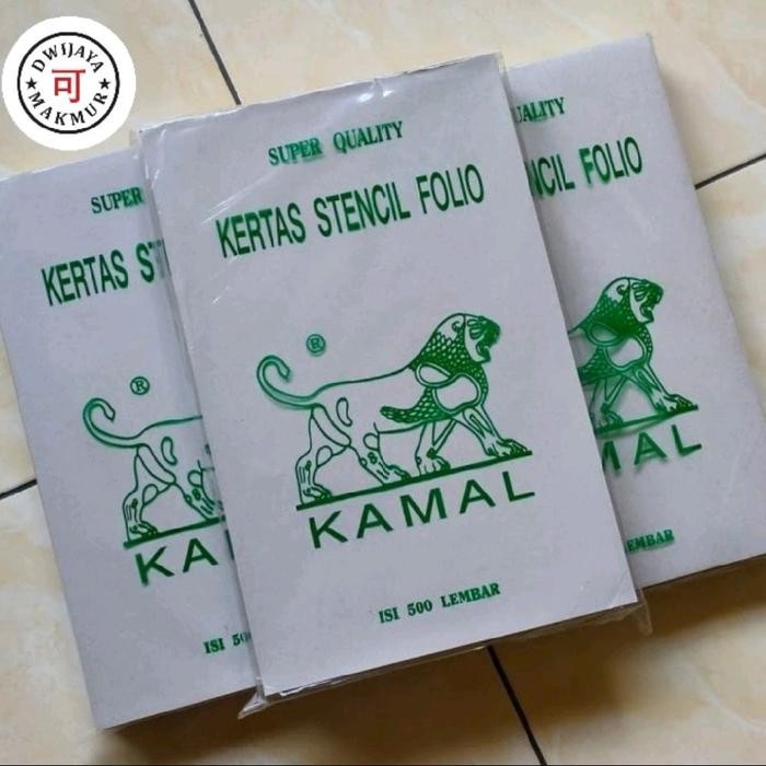 

Kertas Buram Stencil Folio F4 Kamal Isi 500 Lembar
