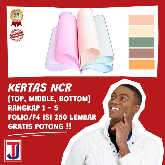 

Kertas Ncr Multi Copy Top Middle Bottom 3 Ply Folio F4 Isi 250 Lembar