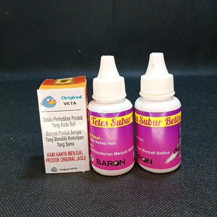 TETES SUBUR BETINA 30ML BARON KESUBURAN BURUNG MERPATI BETINA