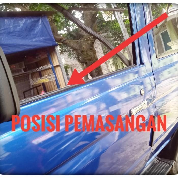 [Expert] Weather Strip kijang Lis Kaca Kijang Pelipit Luar Lis Pintu Kijang