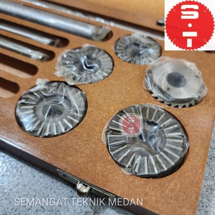5Pcs Valve Seat & Face Cutter Setting Klep Set Eisen 5 Pcs Sv-5