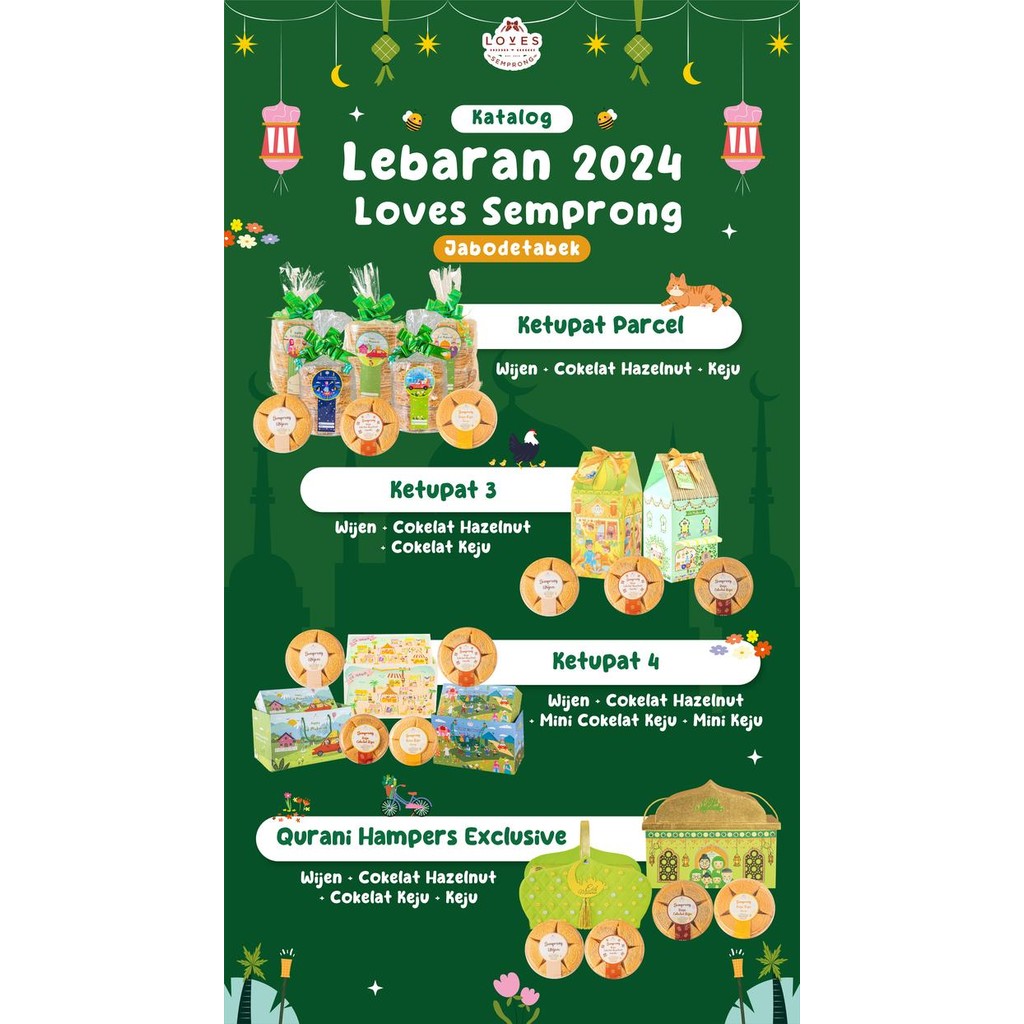

[Expert] PAKET EDISI HARI RAYA LEBARAN / IDUL FITRI LOVES SEMPRONG