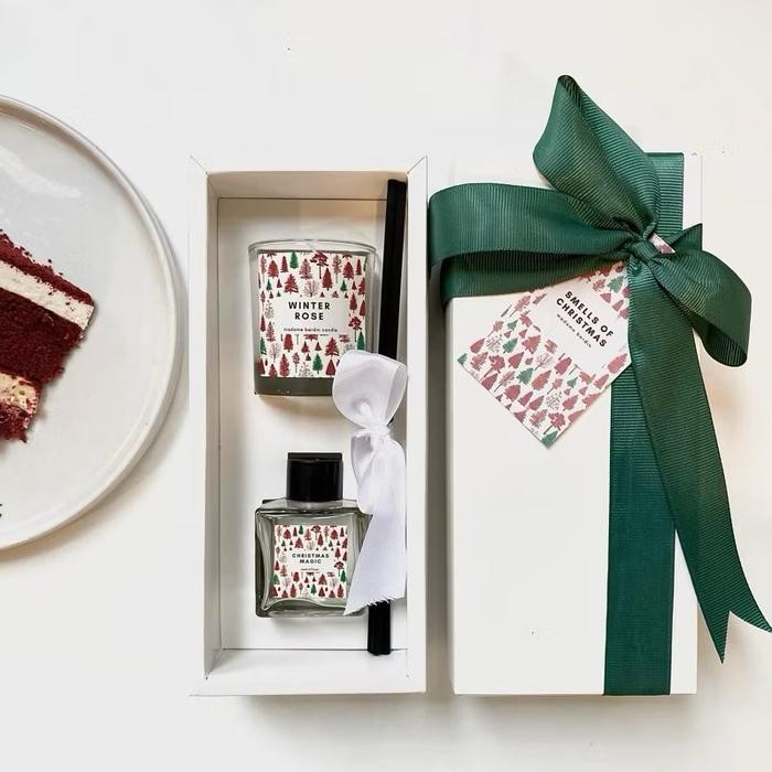 [Expert] 7 VARIAN HAMPERS SET SCENTED CANDLE REED DIFFUSER by madame berdin Giftset Candle Kado