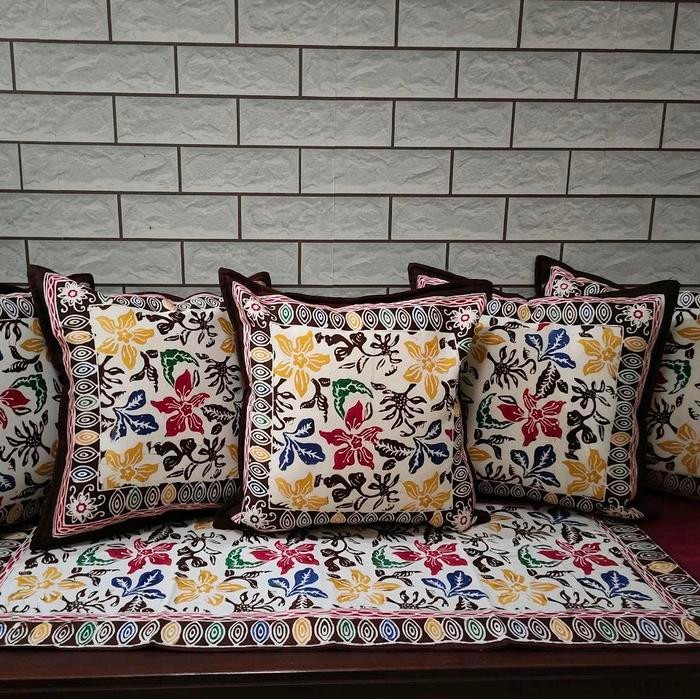 SET SARUNG BANTAL KURSI BATIK